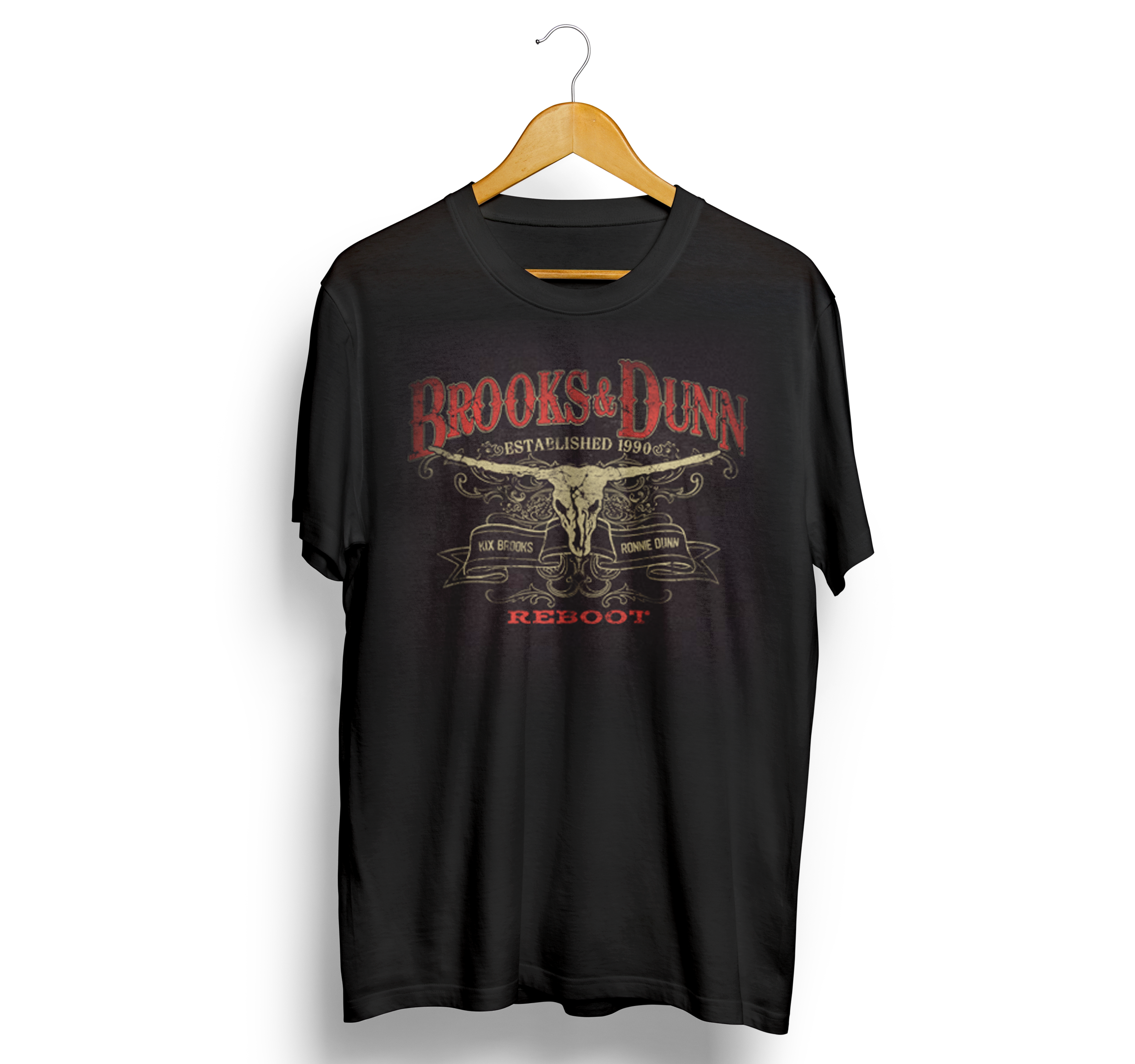 Brooks And Dunn Vintage Lightning T Shirt Brooks And Dunn