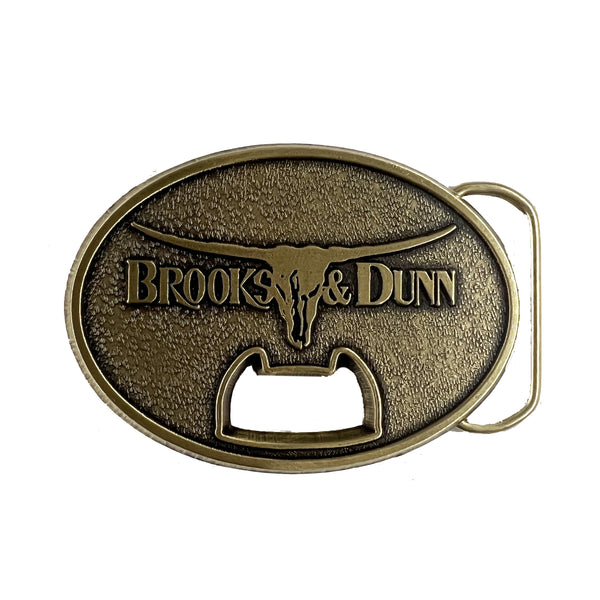 Brooks & Dunn Belt Buckle Bottle Opener
