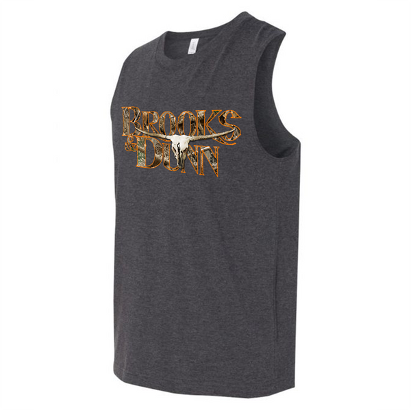 Brooks & Dunn Exclusive Realtree™ Camo Charcoal Muscle Tee