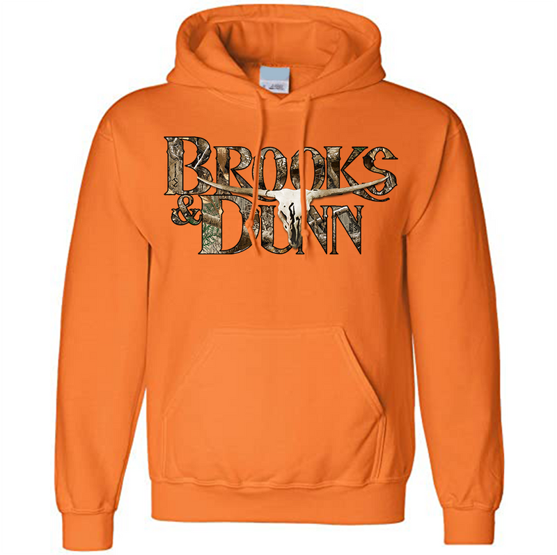 Brooks & Dunn Exclusive Realtree™ Camo Hunters' Orange Hoodie