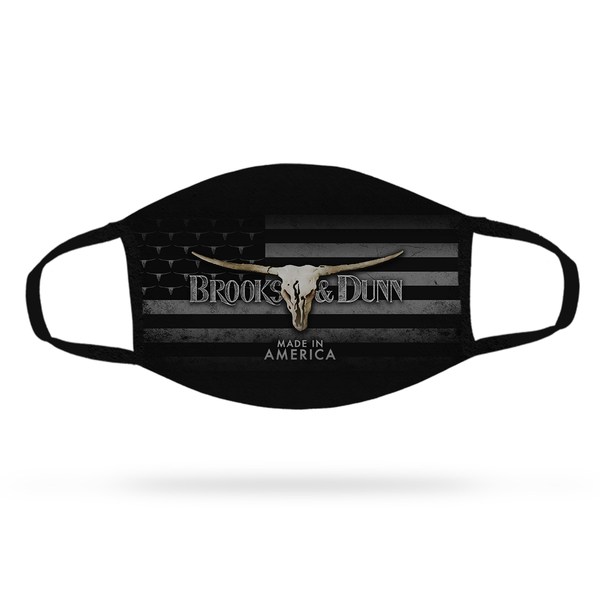 Brooks & Dunn Made in America Face Mask