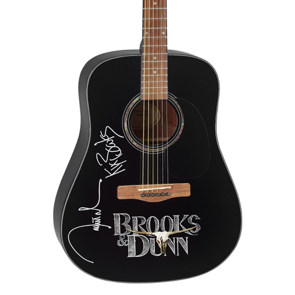 Autographed Brooks & Dunn Acoustic Guitar