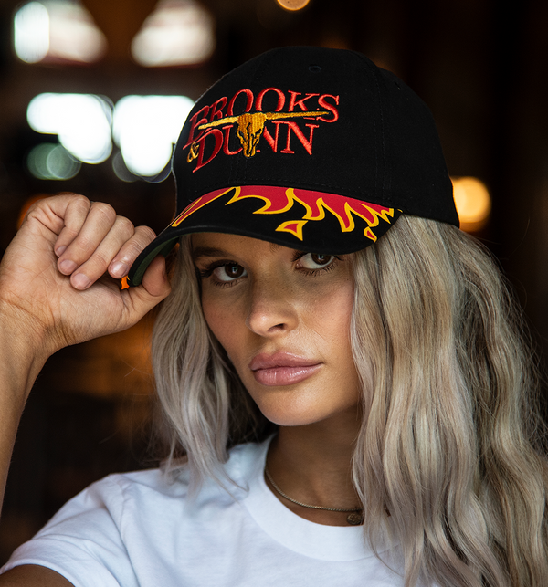 Brooks & Dunn 90's Flame Hat