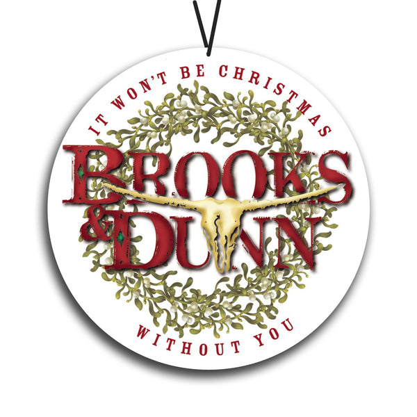 Brooks & Dunn Christmas Ornament